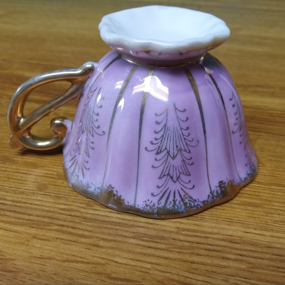 Vintage Japanese Iridescent Lusterware Tea Cup - Picture 9 of 13